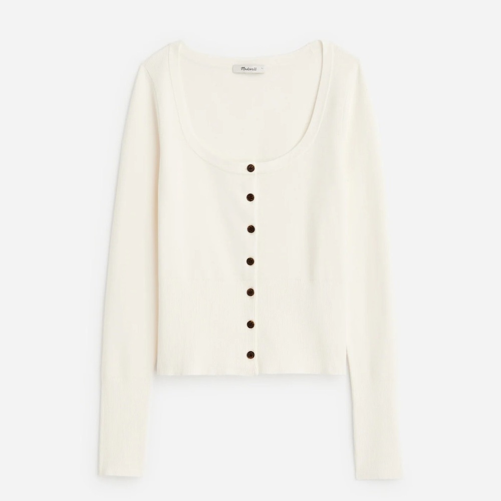 Madewell The Signature Knit Scoopneck Cardigan